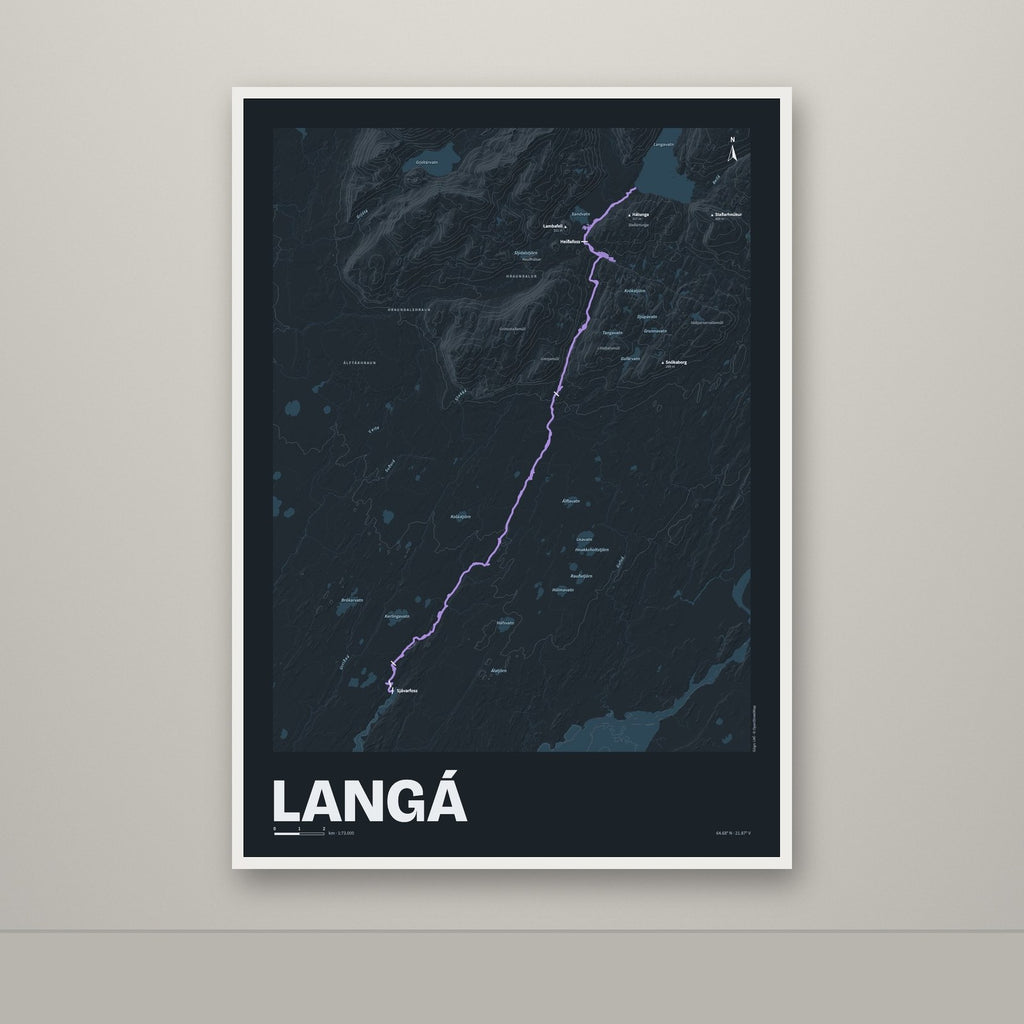 Langá – Nótt, lúpínufjólublár