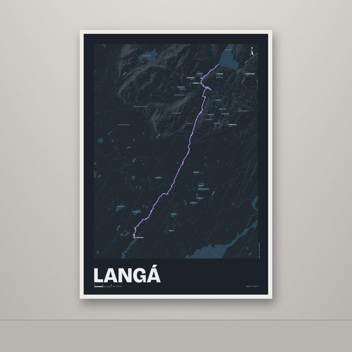 Langá – Nótt, lúpínufjólublár