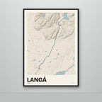Langá – Sandur, blár