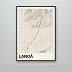 Langá – Sandur, lúpínufjólublár