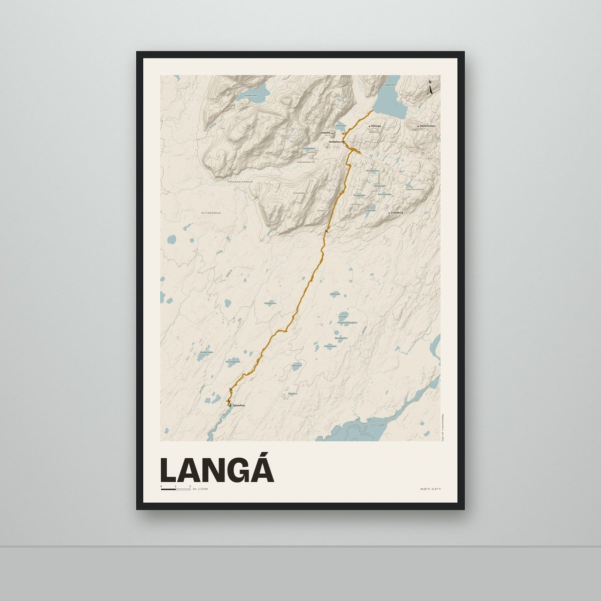 Langá – Sandur, okkurgulur