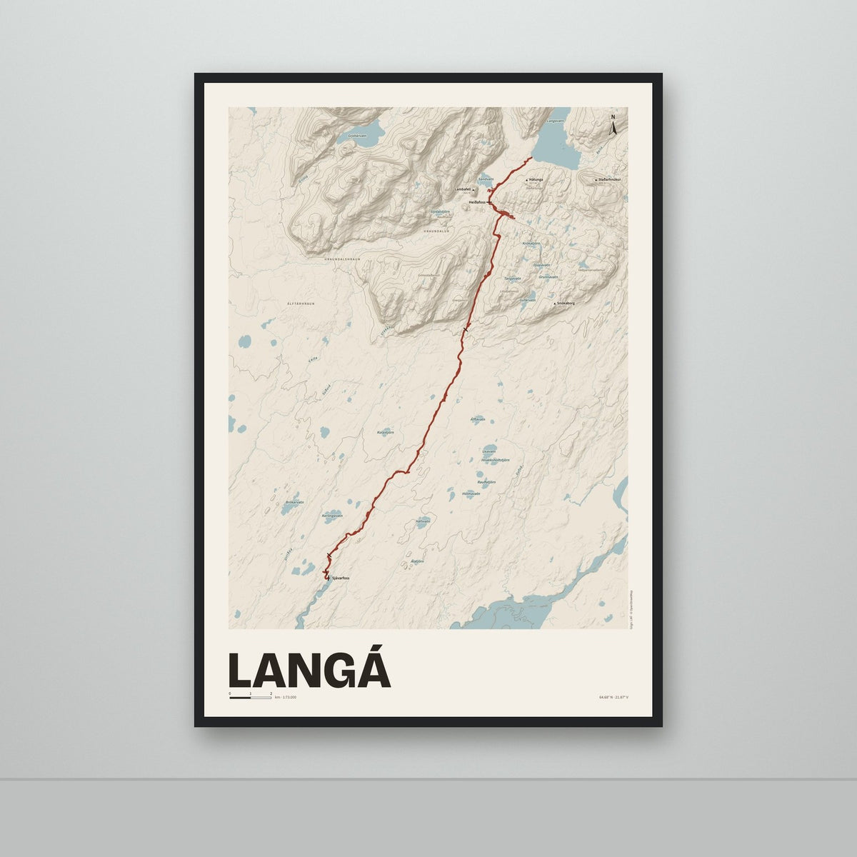 Langá – Sandur, rauður