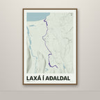 Laxá í Aðaldal – Mosi, lúpínufjólublár