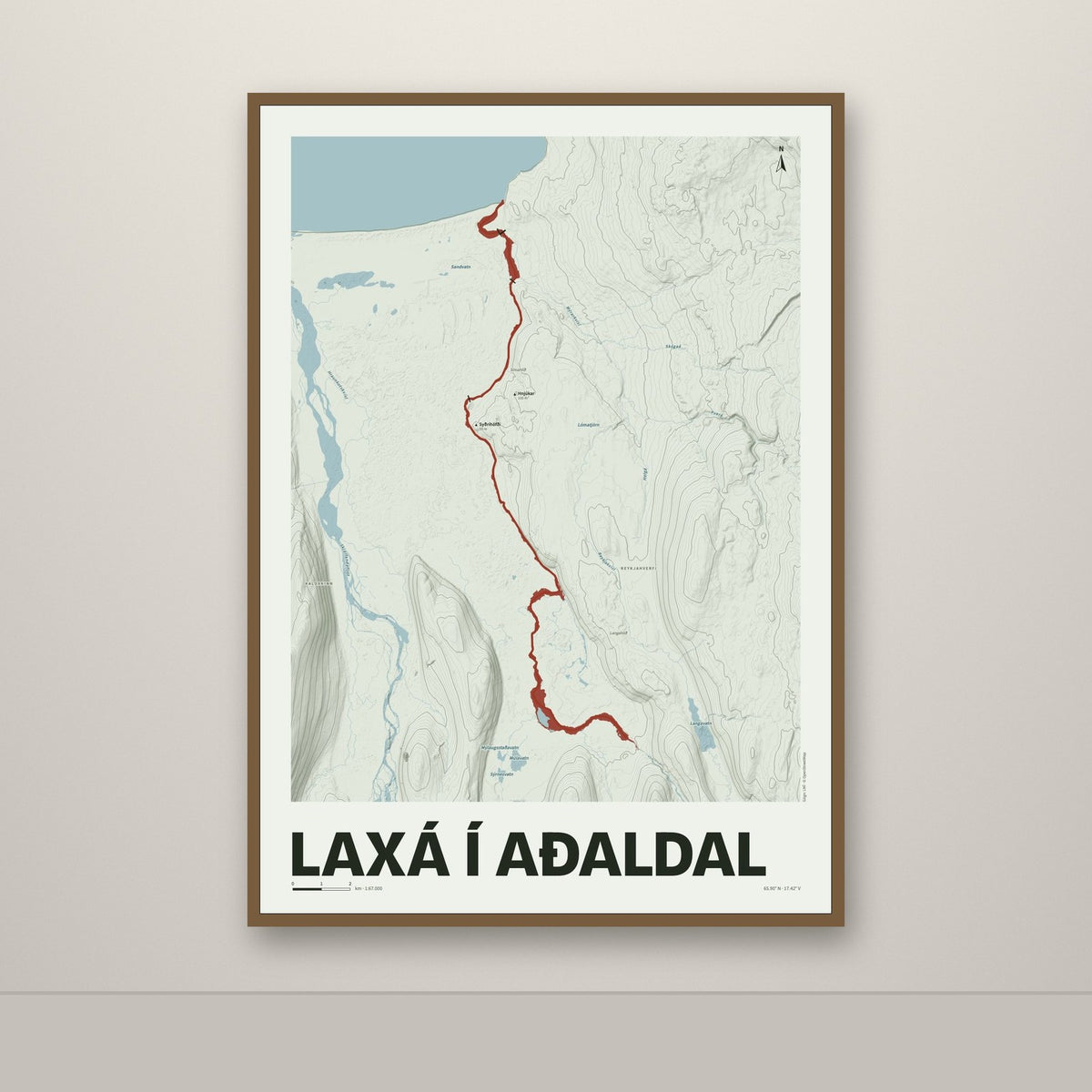 Laxá í Aðaldal – Mosi, rauður