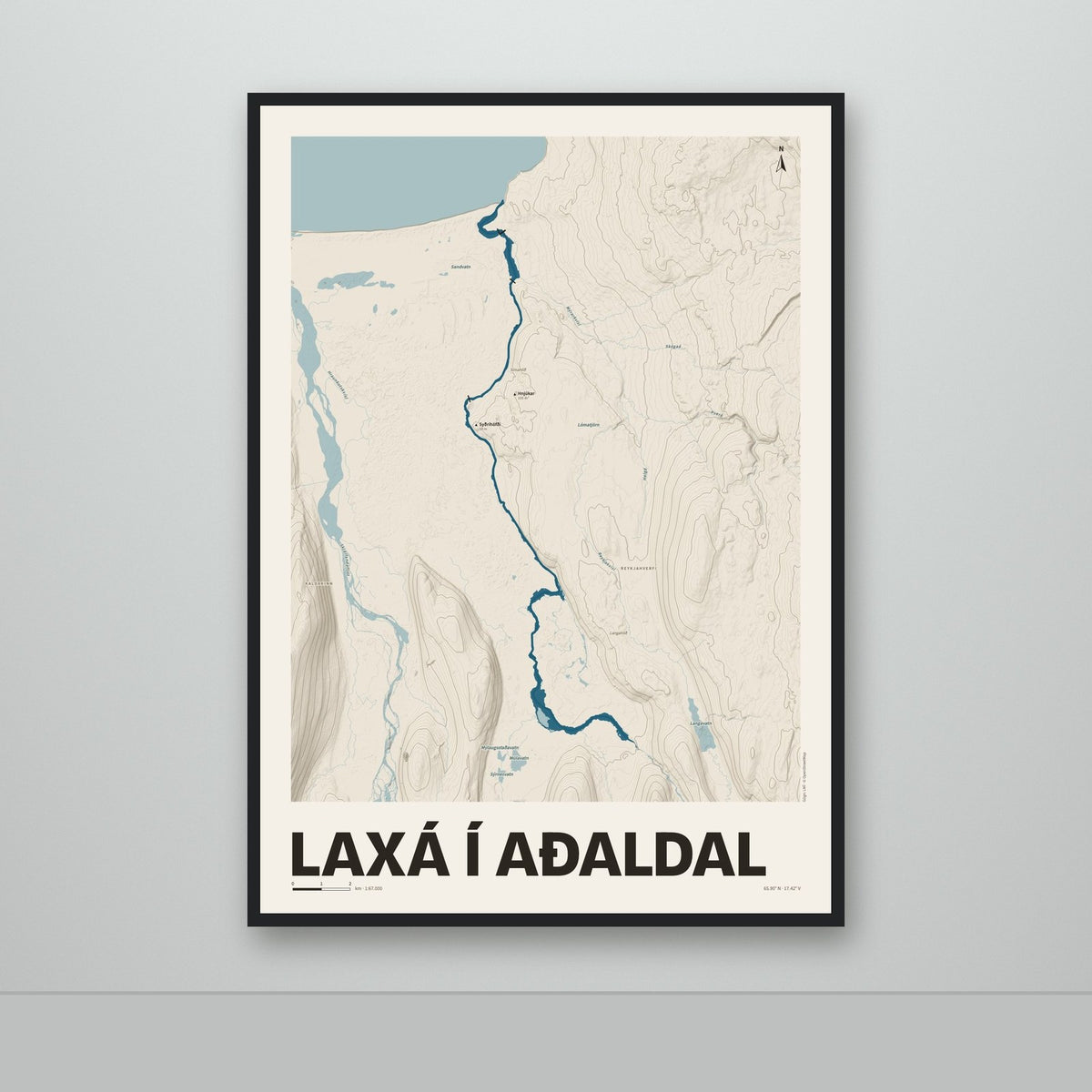 Laxá í Aðaldal – Sandur, blár