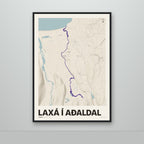 Laxá í Aðaldal – Sandur, lúpínufjólublár