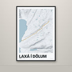 Laxá í Dölum – Ljóst, okkurgulur