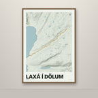 Laxá í Dölum – Mosi, okkurgulur