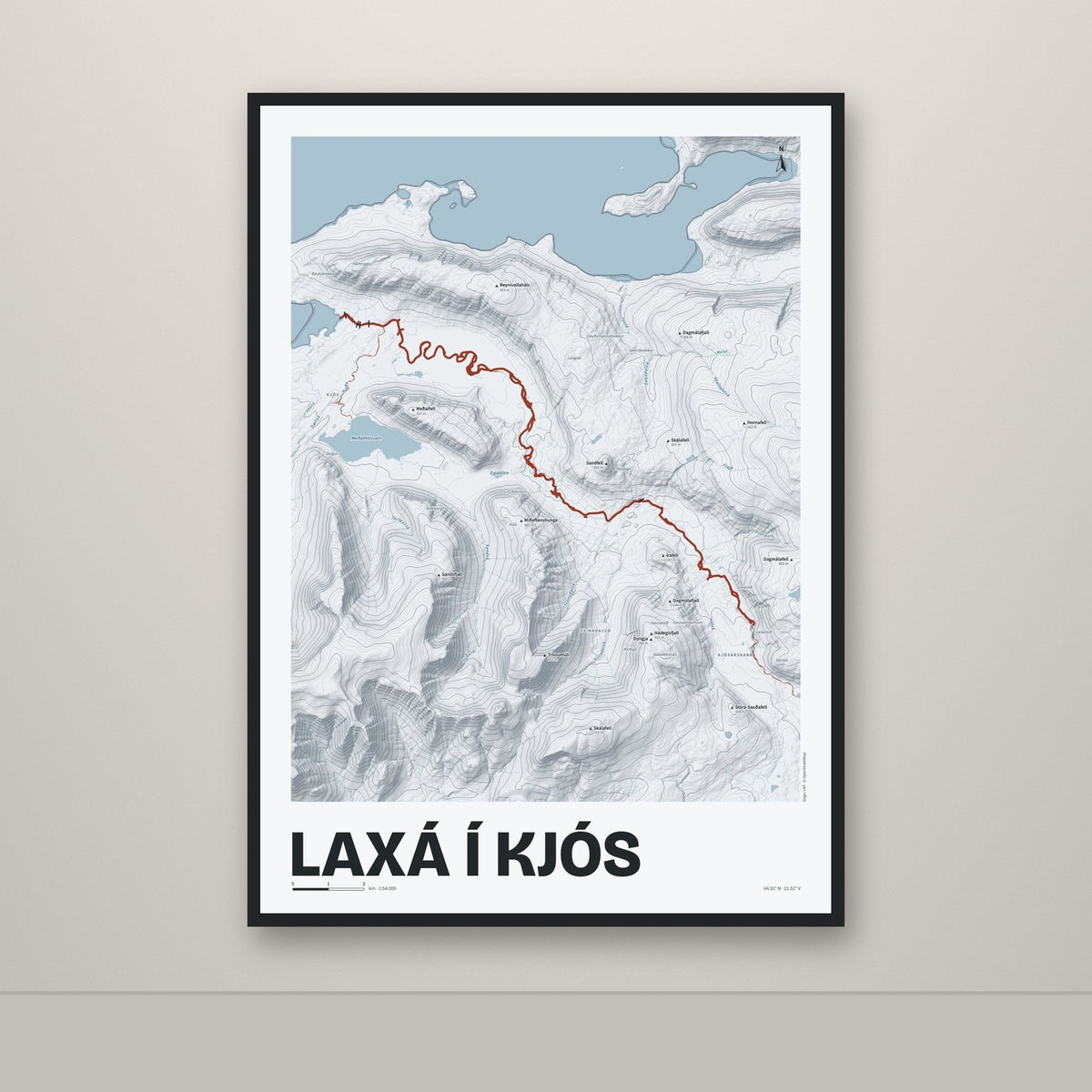 Laxá í Kjós – Ljóst, rauður