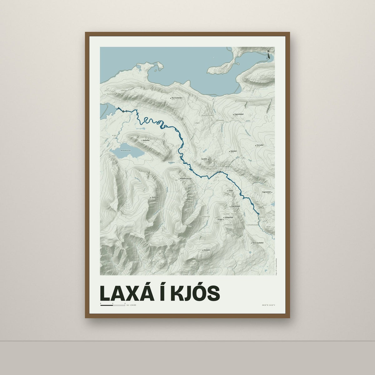 Laxá í Kjós – Mosi, blár