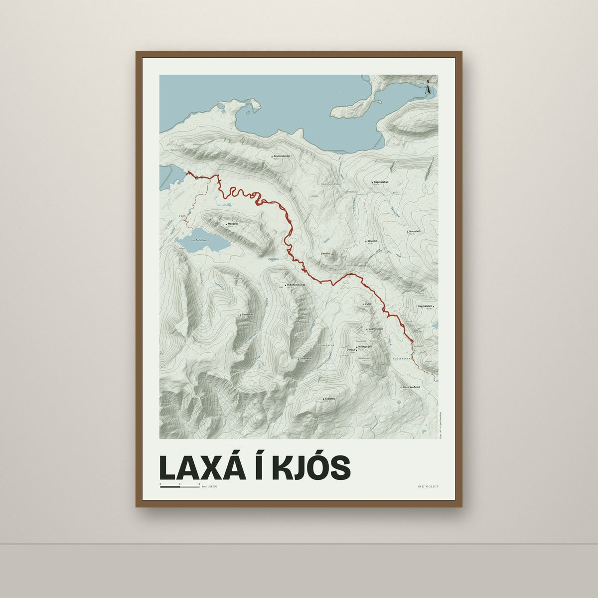 Laxá í Kjós – Mosi, rauður