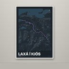 Laxá í Kjós – Nótt, lúpínufjólublár