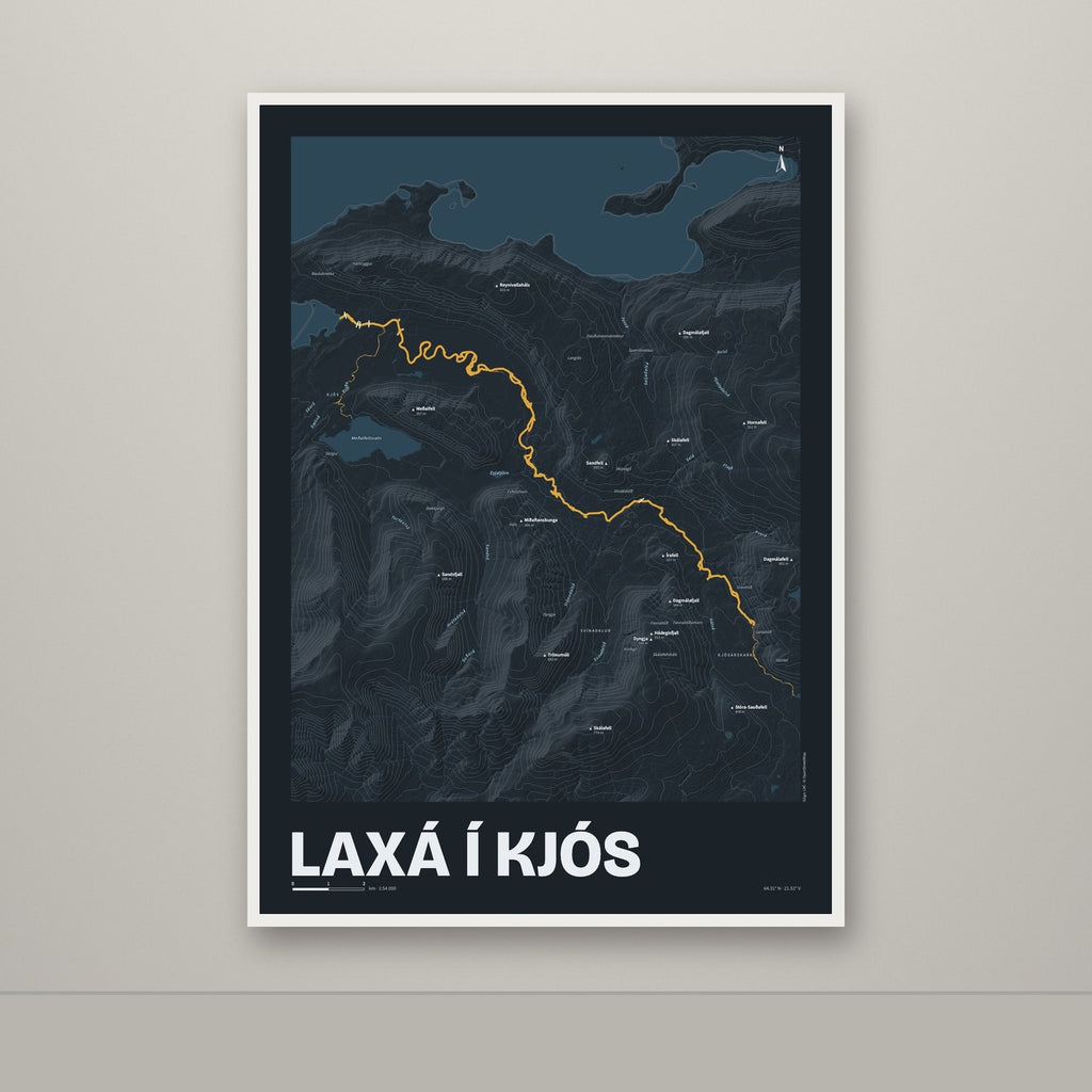 Laxá í Kjós – Nótt, okkurgulur