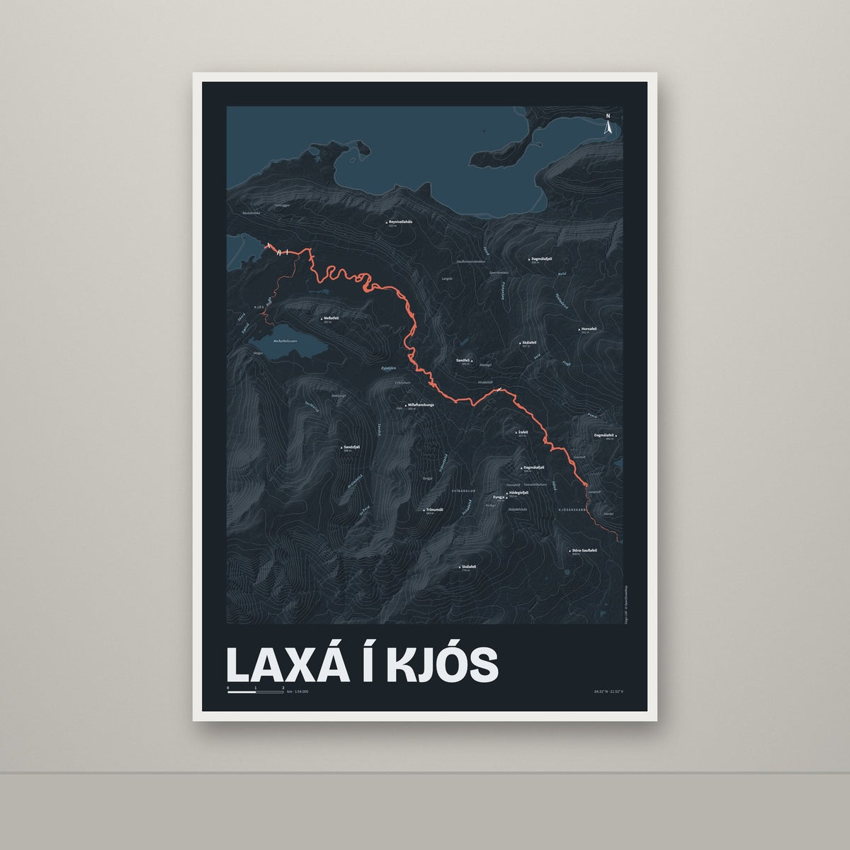 Laxá í Kjós – Nótt, rauður