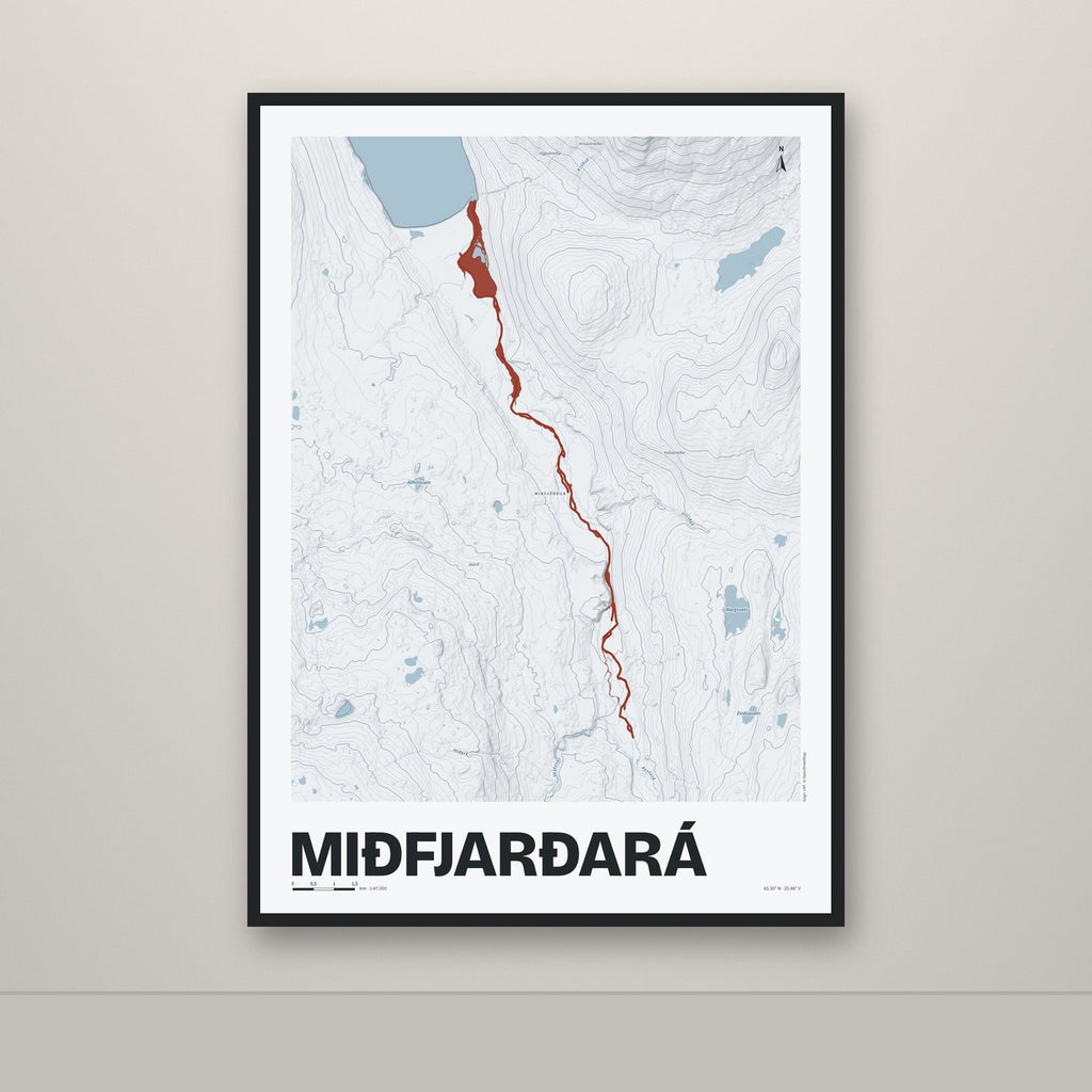 Miðfjarðará – Ljóst, rauður