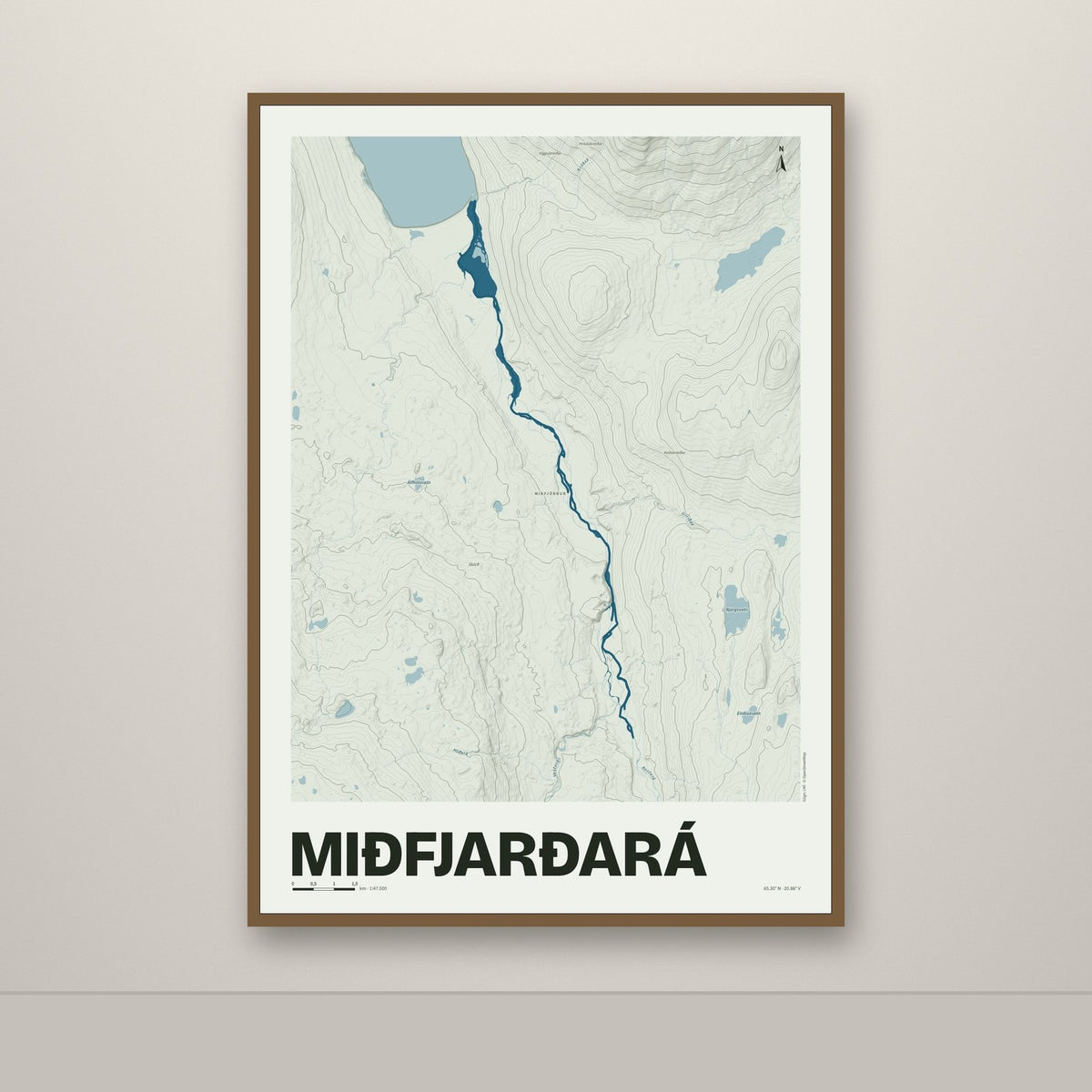 Miðfjarðará – Mosi, blár