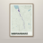 Miðfjarðará – Mosi, lúpínufjólublár