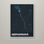 Miðfjarðará – Nótt, blár