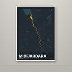 Miðfjarðará – Nótt, okkurgulur