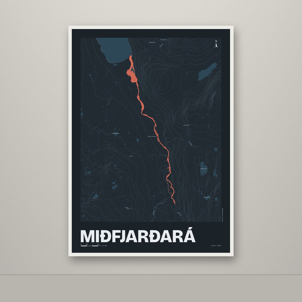 Miðfjarðará – Nótt, rauður