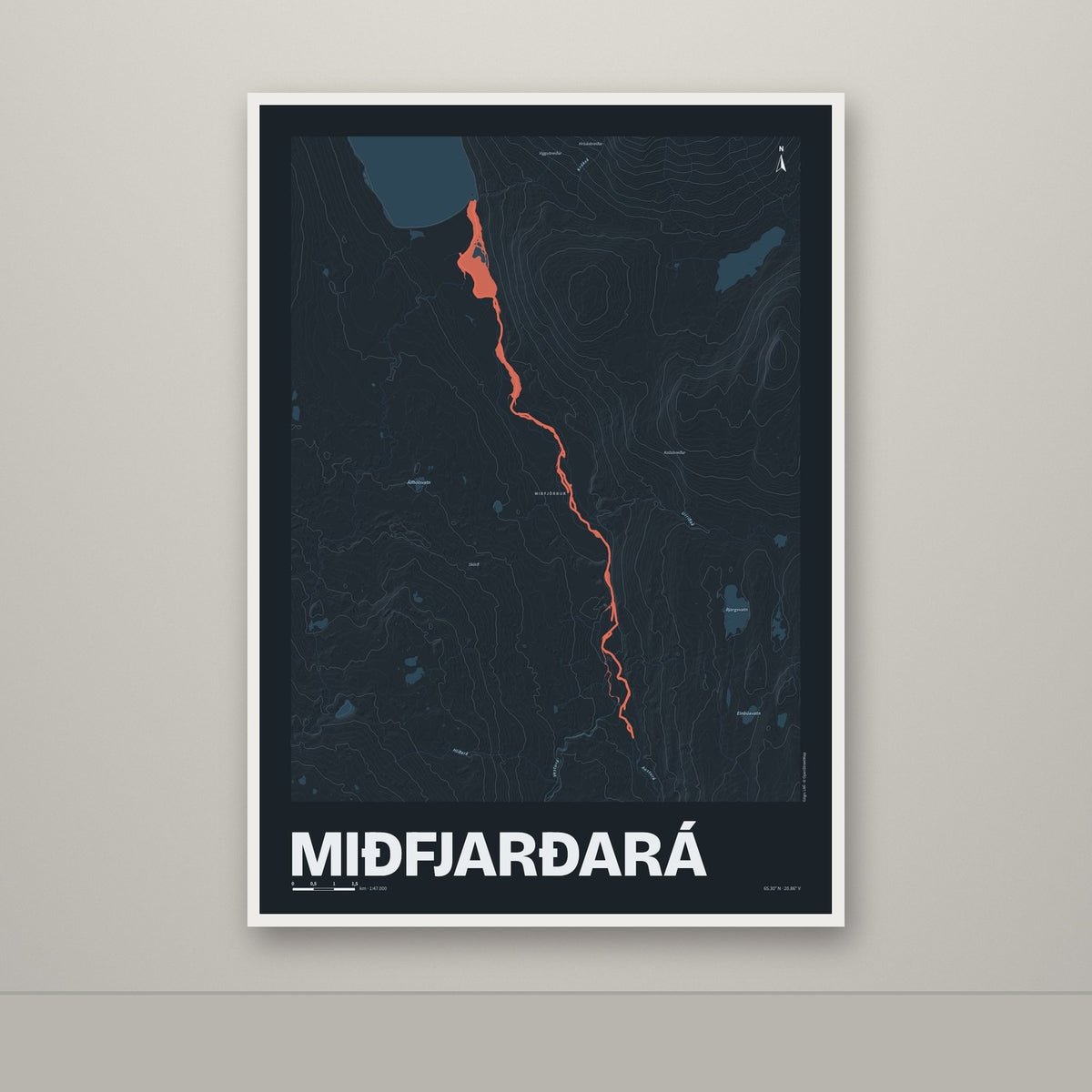 Miðfjarðará – Nótt, rauður