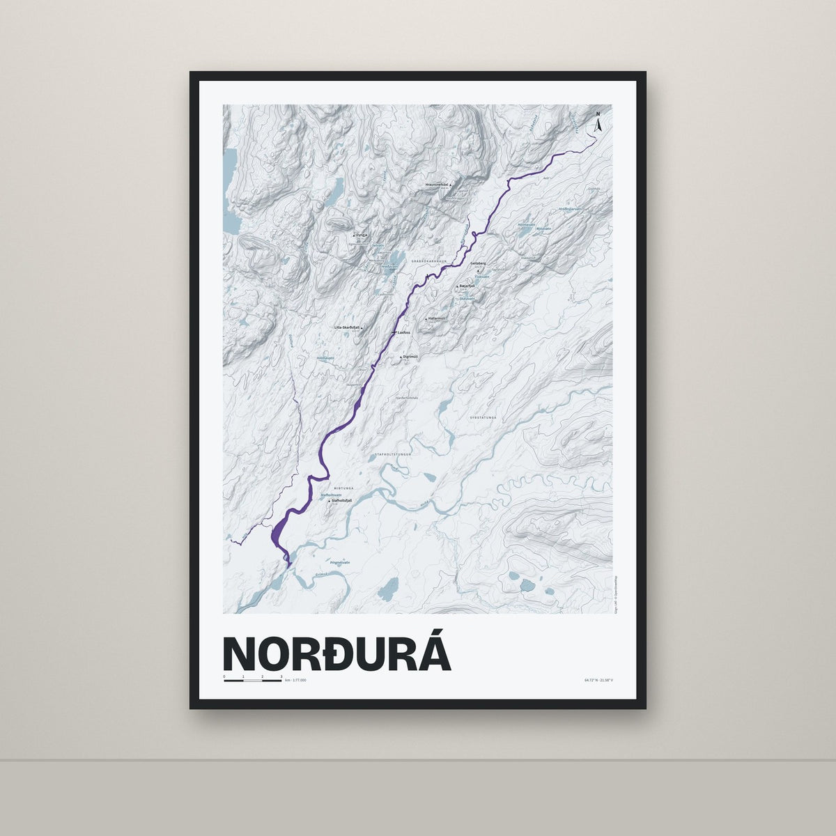 Norðurá – Ljóst, lúpínufjólublár