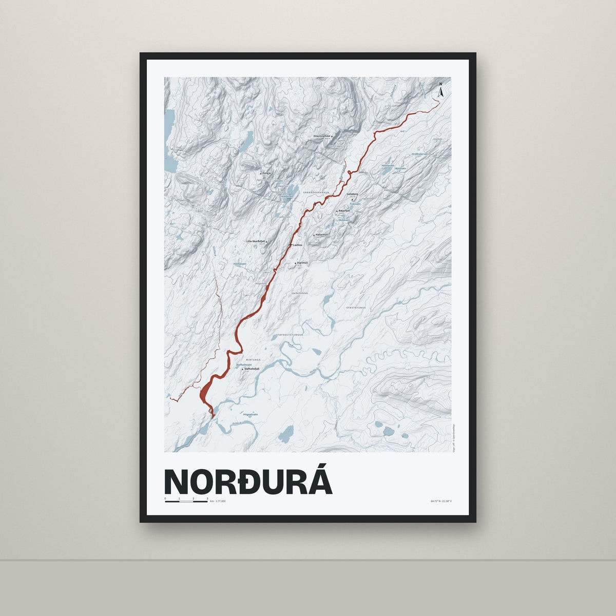 Norðurá – Ljóst, rauður