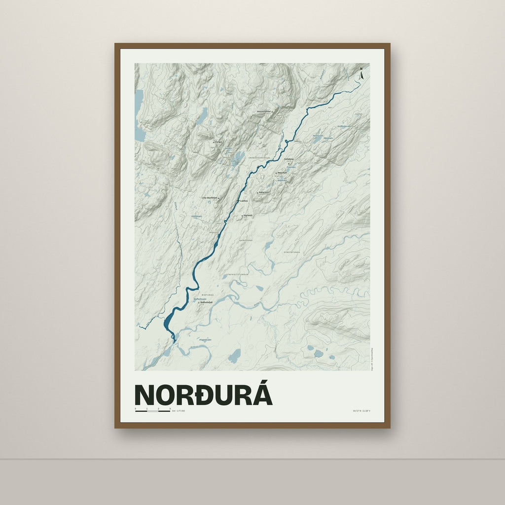 Norðurá – Mosi, blár