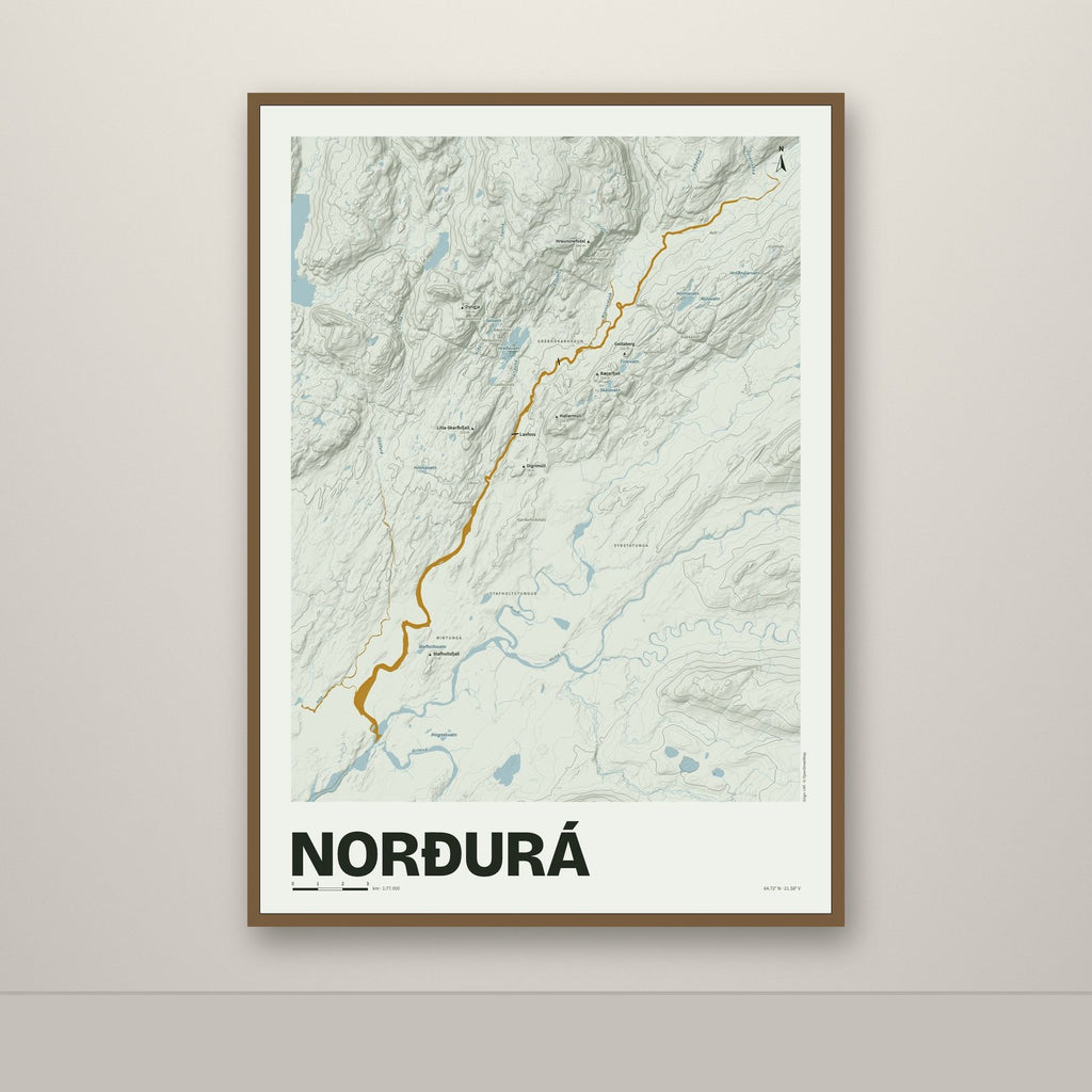 Norðurá – Mosi, okkurgulur