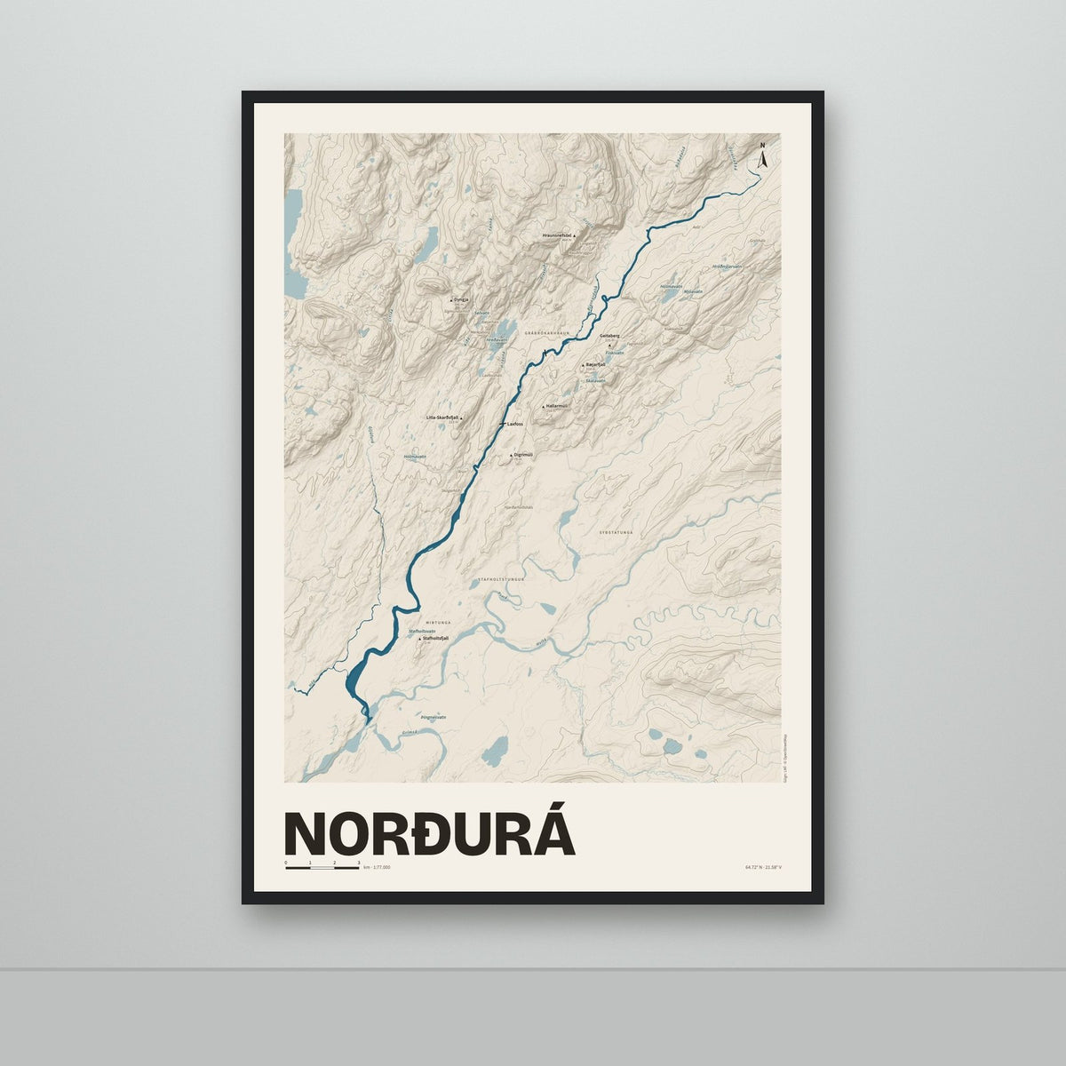 Norðurá – Sandur, blár