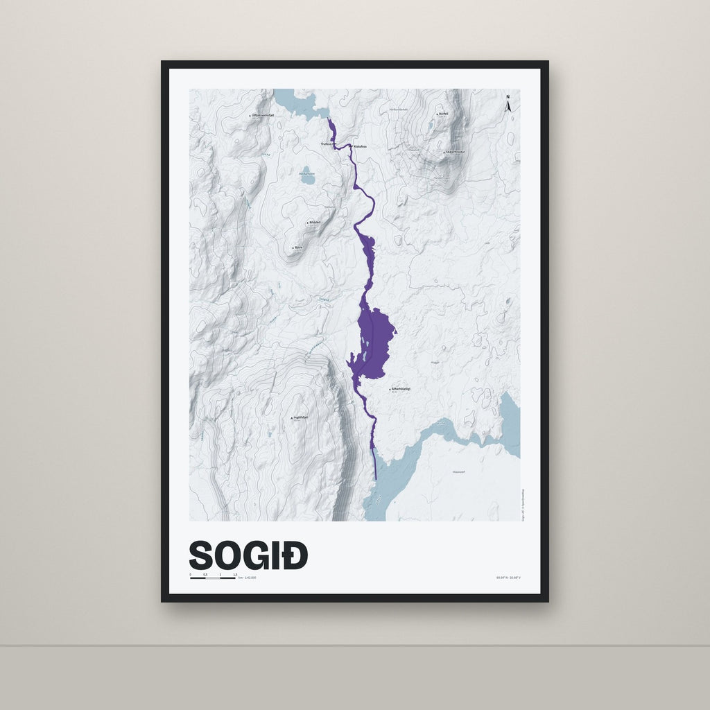 Sogið – Ljóst, lúpínufjólublár
