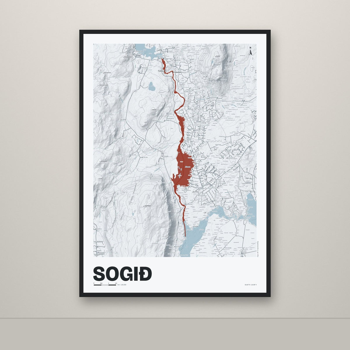 Sogið – Ljóst, rauður