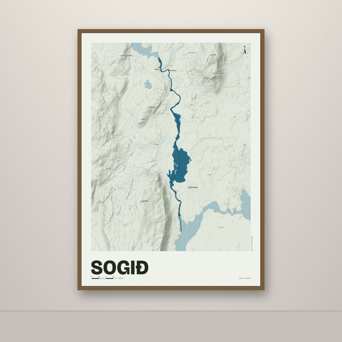 Sogið – Mosi, blár