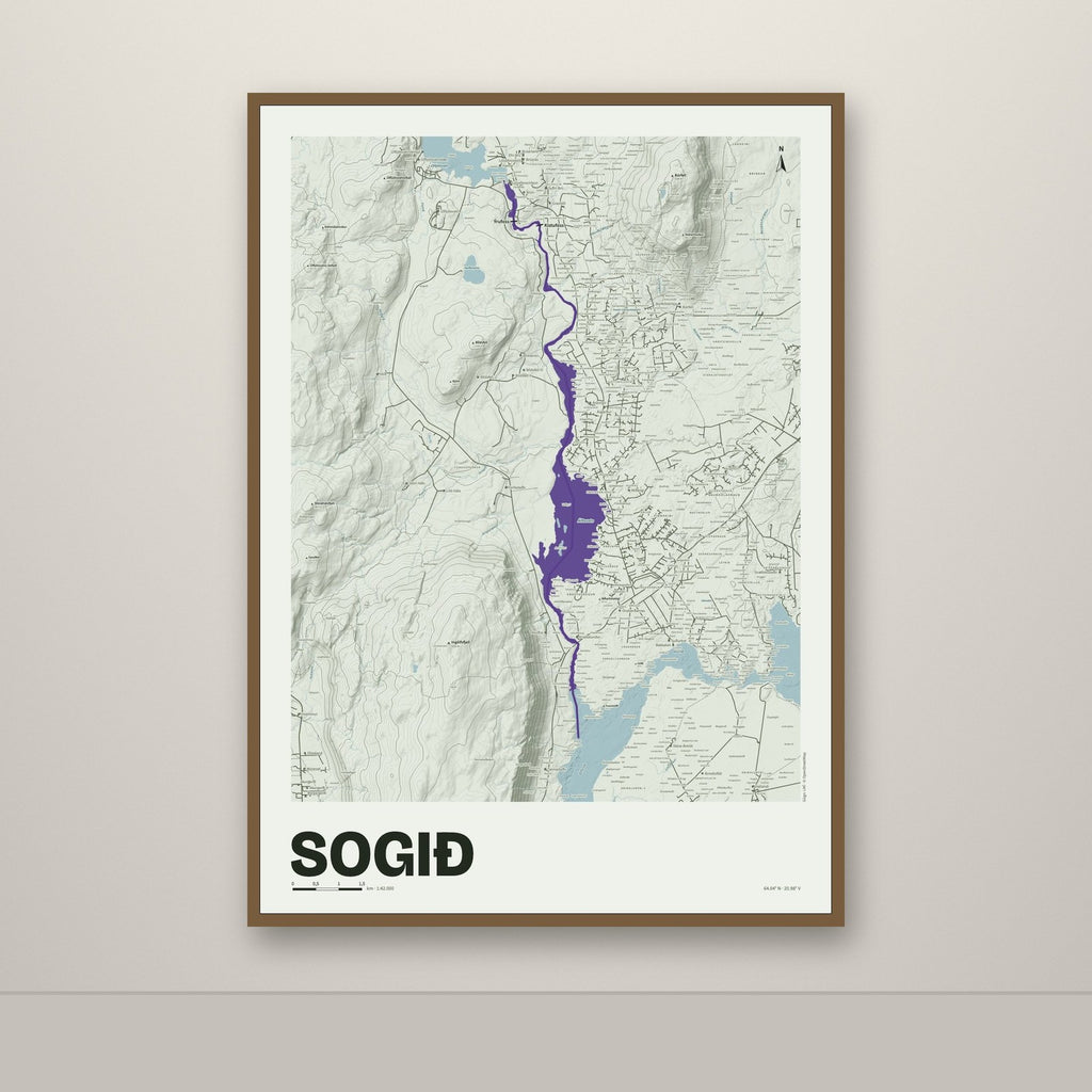 Sogið – Mosi, lúpínufjólublár