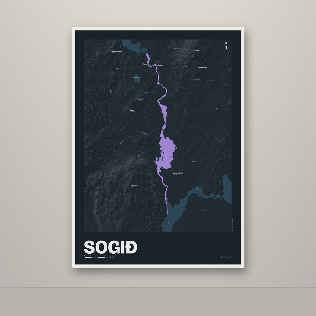 Sogið – Nótt, lúpínufjólublár