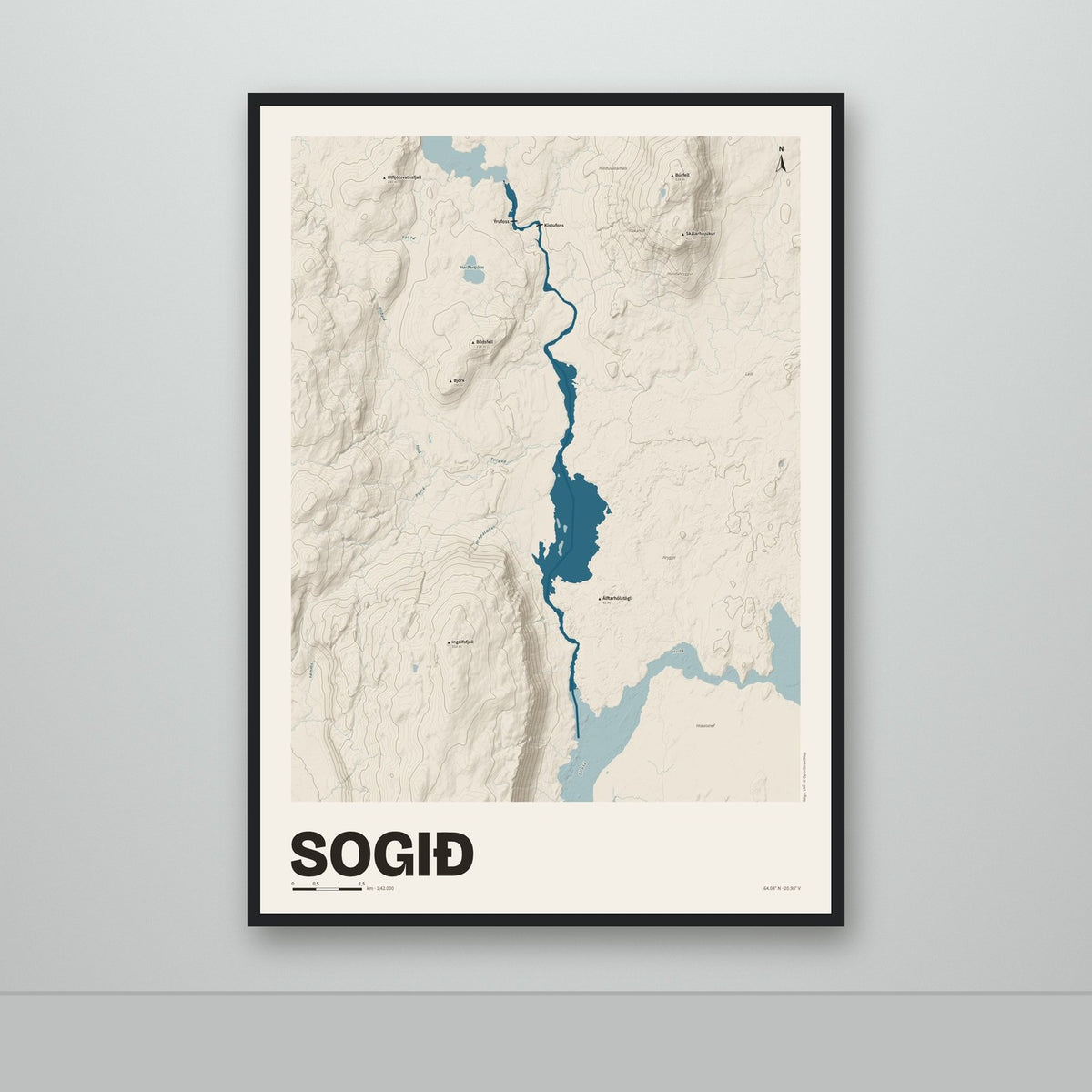 Sogið – Sandur, blár