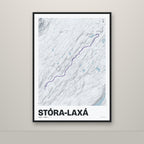 Stóra-Laxá – Ljóst, lúpínufjólublár