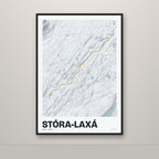 Stóra-Laxá – Ljóst, okkurgulur