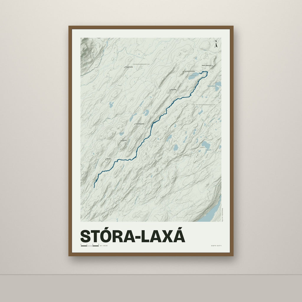 Stóra-Laxá – Mosi, blár