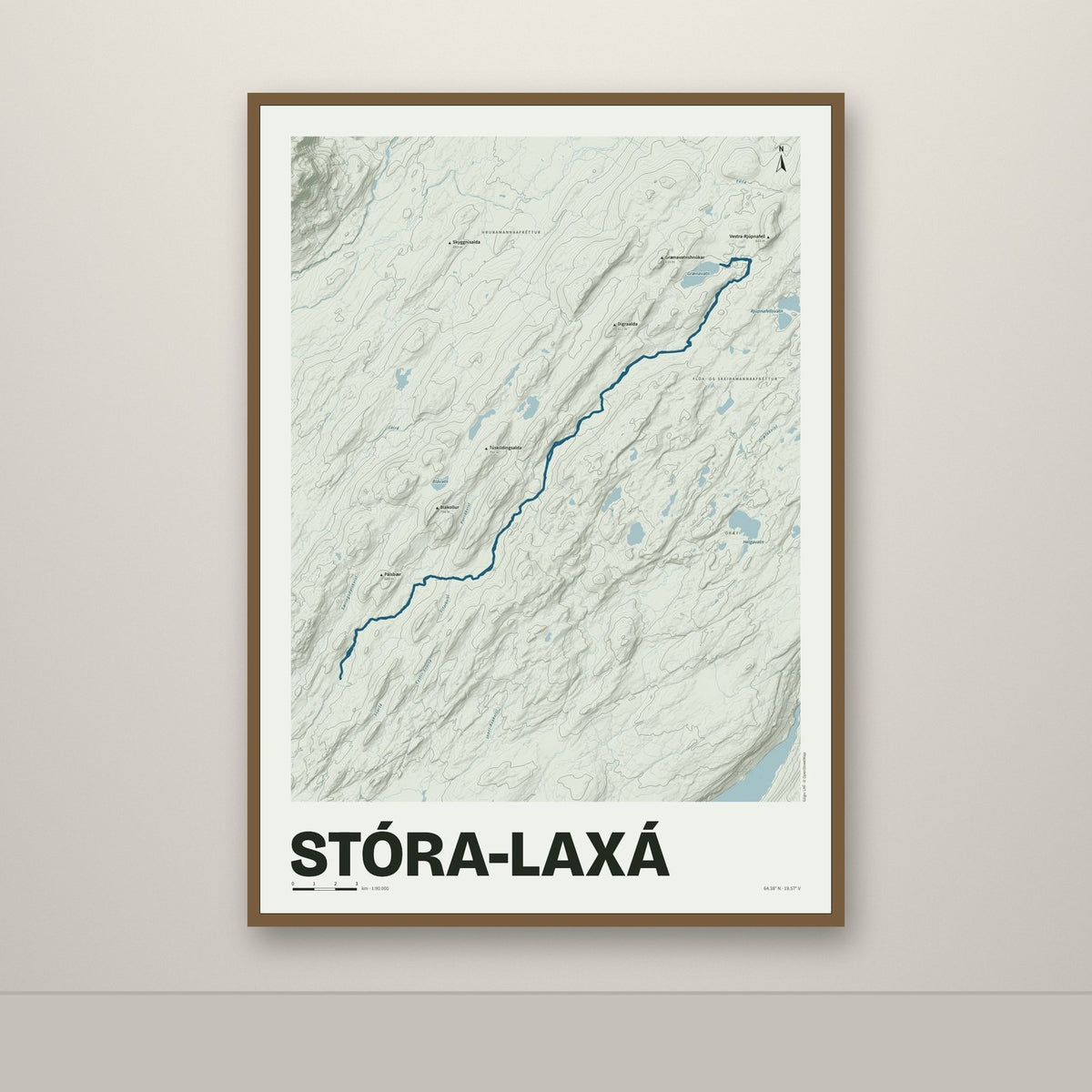 Stóra-Laxá – Mosi, blár