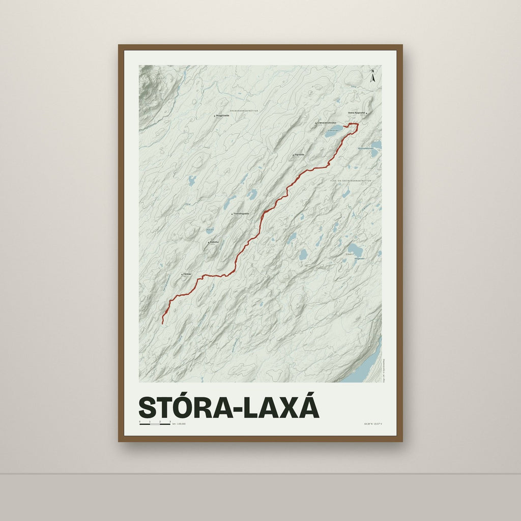 Stóra-Laxá – Mosi, rauður