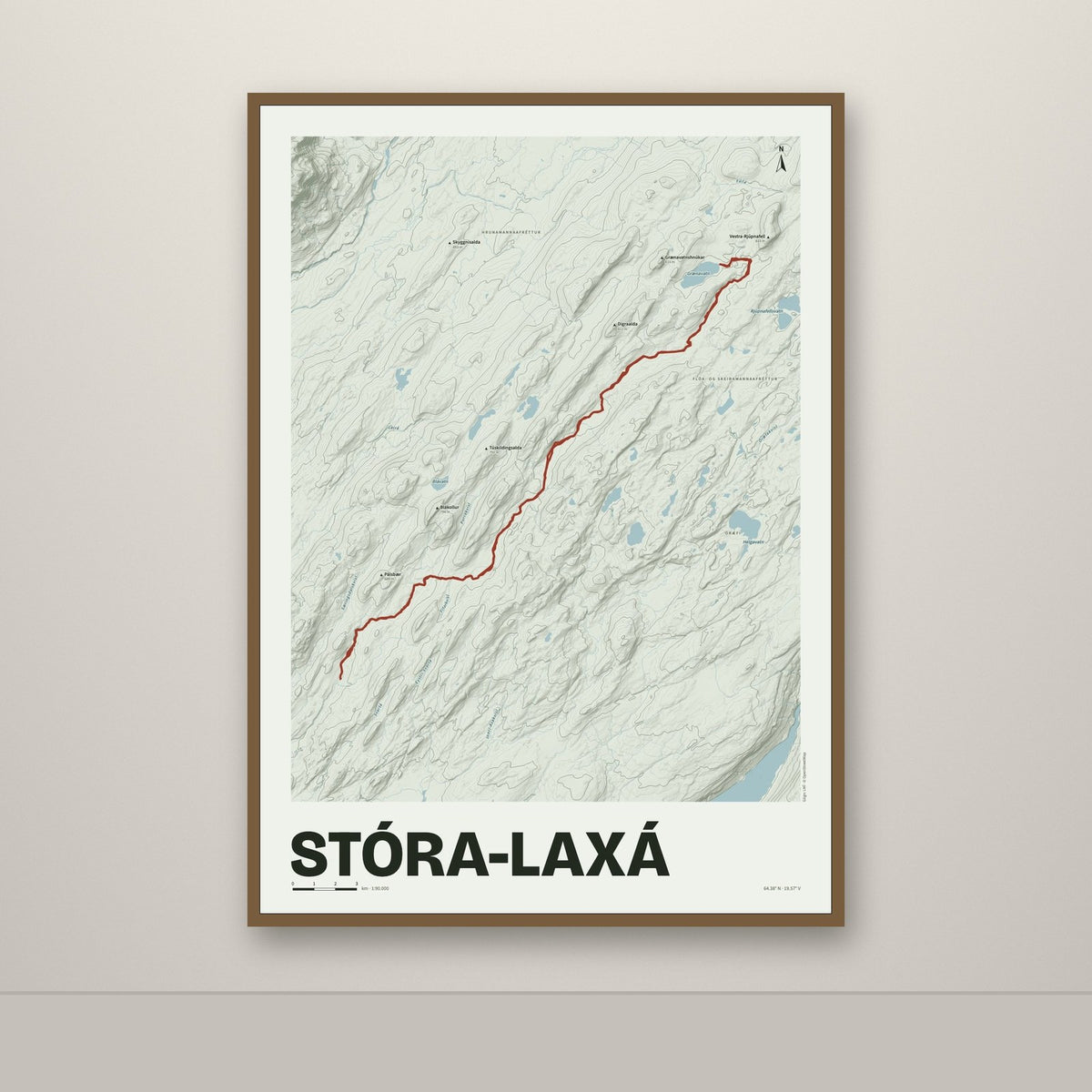 Stóra-Laxá – Mosi, rauður