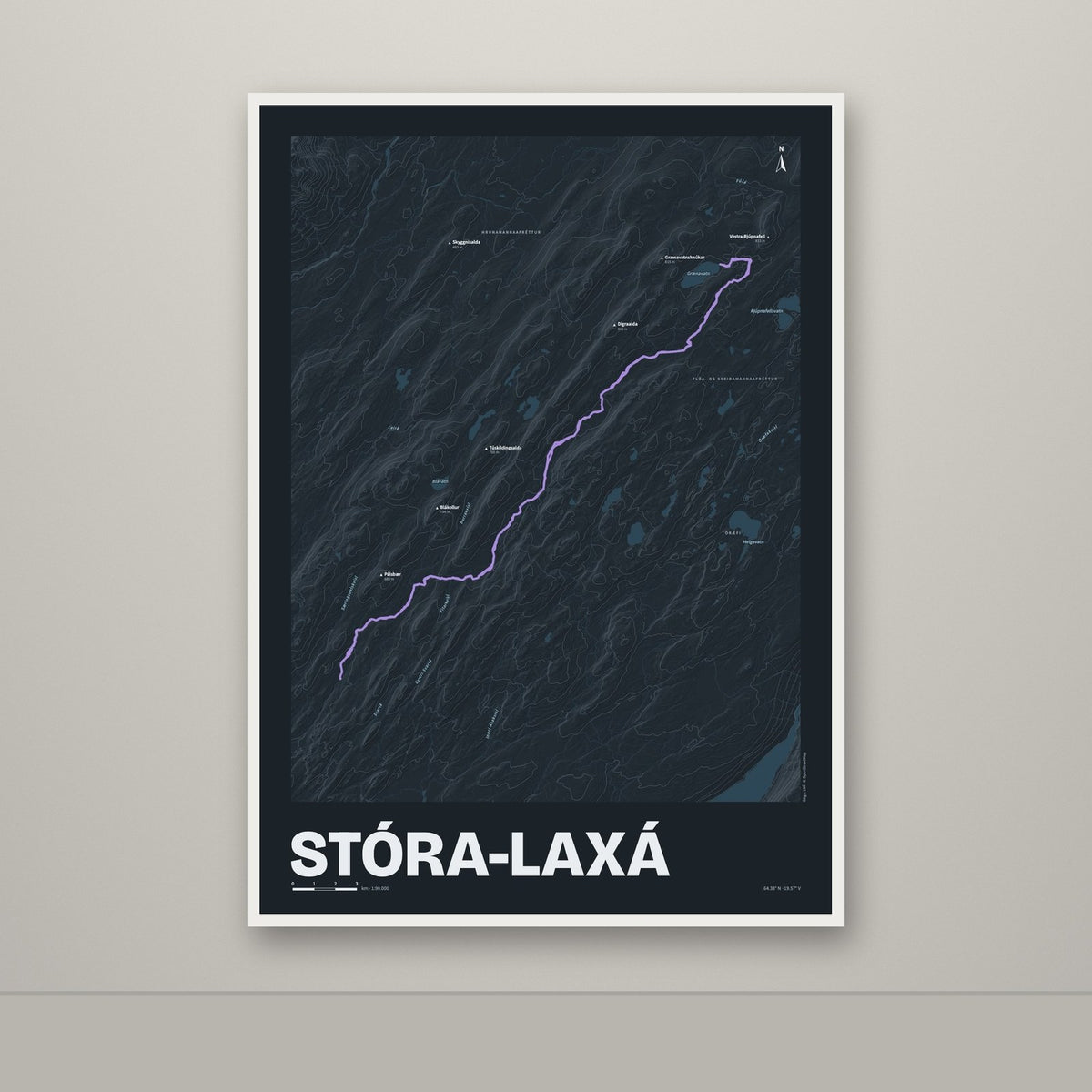 Stóra-Laxá – Nótt, lúpínufjólublár