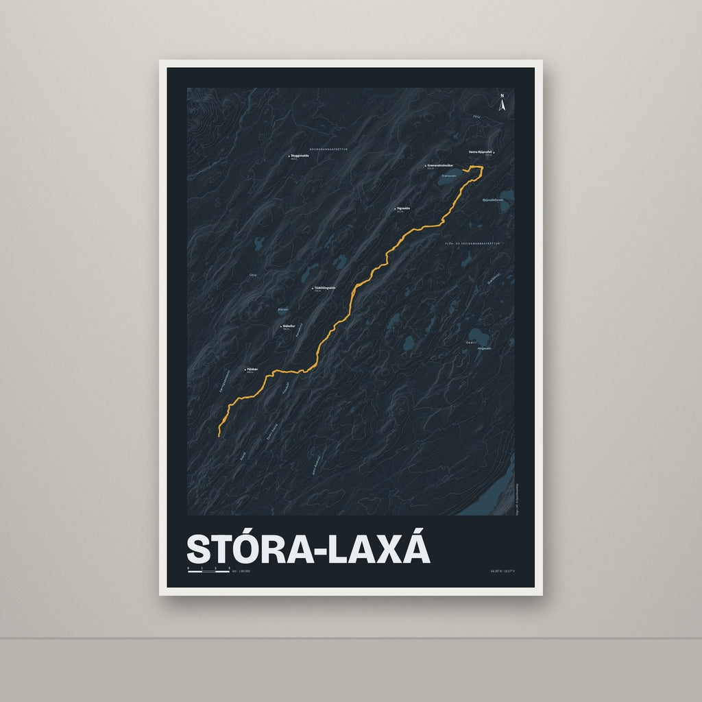 Stóra-Laxá – Nótt, okkurgulur