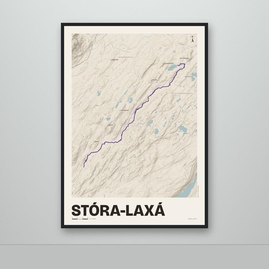 Stóra-Laxá – Sandur, lúpínufjólublár