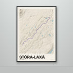 Stóra-Laxá – Sandur, lúpínufjólublár