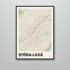Stóra-Laxá – Sandur, rauður