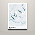 Þverá – Ljóst, blár
