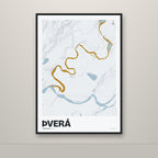 Þverá – Ljóst, okkurgulur