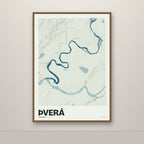 Þverá – Mosi, blár